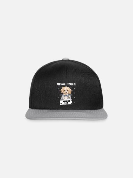 Personal Stalker Wedding Dog - Snapback Cap - Schwarz/Grau