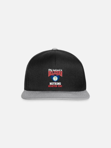 Belize Flagge Belizer - Snapback Cap - Schwarz/Grau
