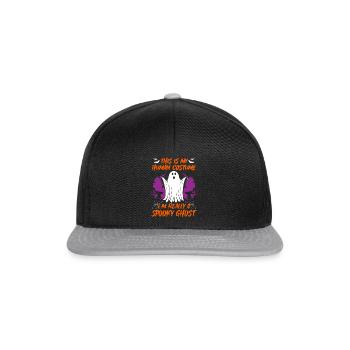 Je suis vraiment un fantôme effrayant - Fantôme drôle d’Halloween - Casquette snapback - noir/gris - Devant