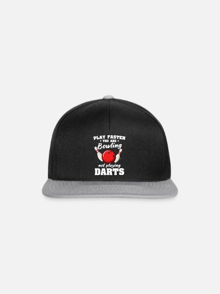 Bowling Slow Bowler - Snapback Cap - Schwarz/Grau