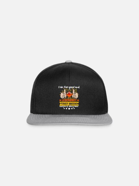 Truthahn - Snapback Cap - Schwarz/Grau