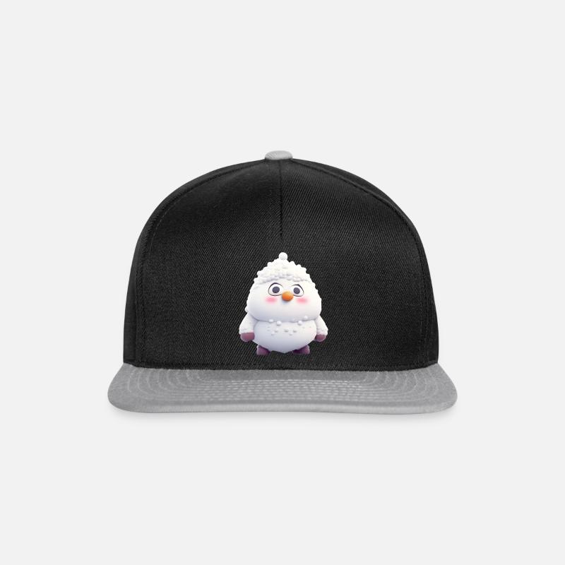 Winterzauber - Snapback Cap - Schwarz/Grau