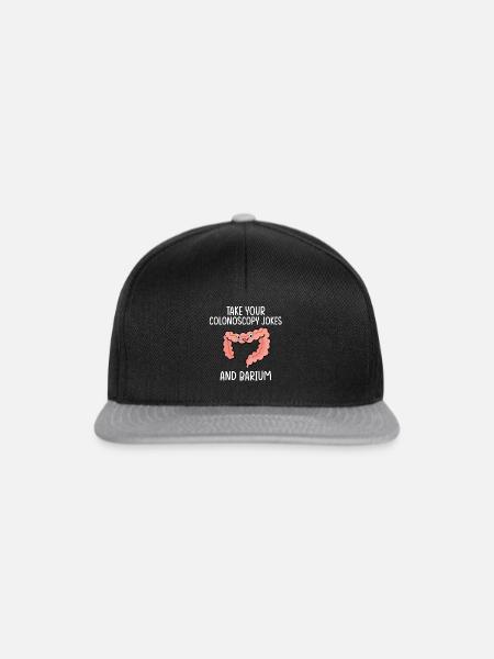 Gastroenterologie Endoskopie Koloskopie - Snapback Cap - Schwarz/Grau