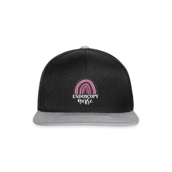 Gastroenterology Endoscopy Colonoscopy - Snapback Cap - black/grey - Front
