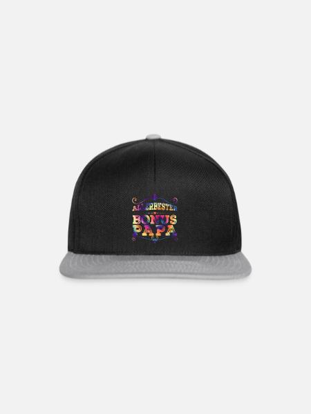 Bonus Papa - Snapback Cap - Schwarz/Grau