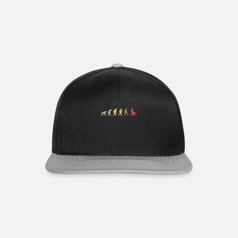 Bike Retro Cycling Evolution Bicycle - Casquette snapback - noir/gris
