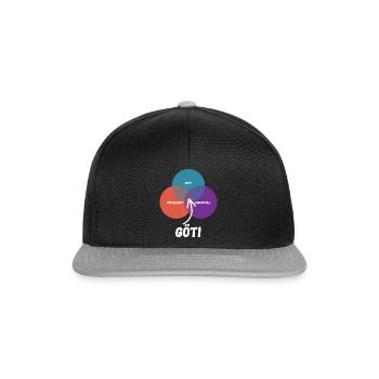 Göti - Snapback Cap - Schwarz/Grau - Vorne