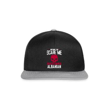 Albanian Flag Albanian Eagle Shqiponja - Snapback Cap - black/grey - Front