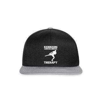 Kickboxen Kickboxer Kickboxing - Casquette snapback - noir/gris - Devant