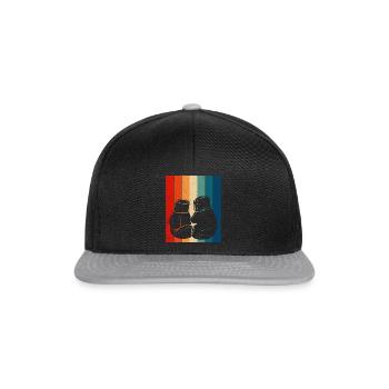 Kickboxen Kickboxer Kickboxing - Casquette snapback - noir/gris - Devant