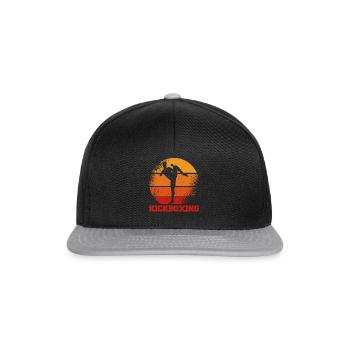 Kickboxen Kickboxer Kickboxing - Casquette snapback - noir/gris - Devant