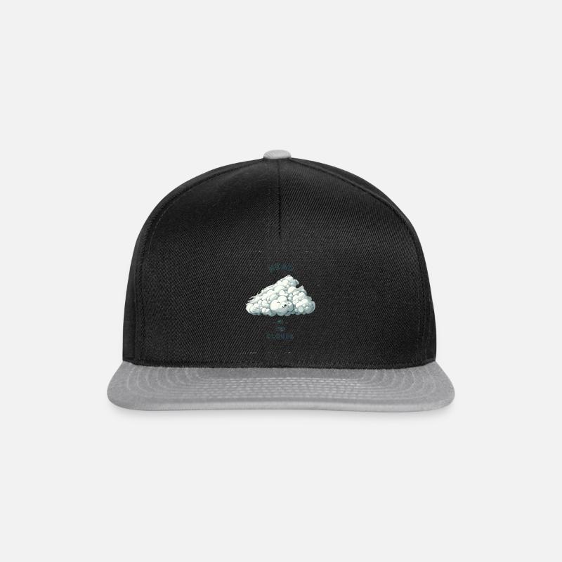 Animal Cloud Fantasy - Snapback Cap - Schwarz/Grau