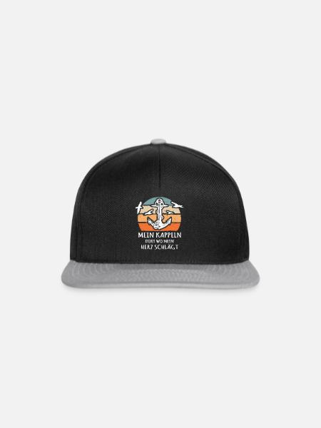 Kappeln - Snapback Cap - Schwarz/Grau