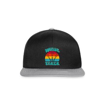 Baker Fouet Taker Baking Lover Pâte à pâtisserie - Casquette snapback - noir/gris - Devant