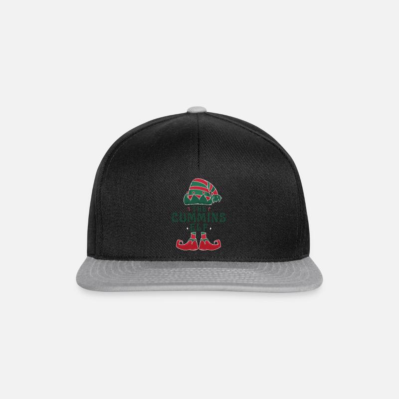 Le pyjama Cummins Elf pour un Noël amusant - Casquette snapback - noir/gris