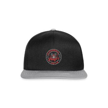 Floorball Player Uncle Unihockey Floorball Uncle - Snapback Cap - Schwarz/Grau - Vorne