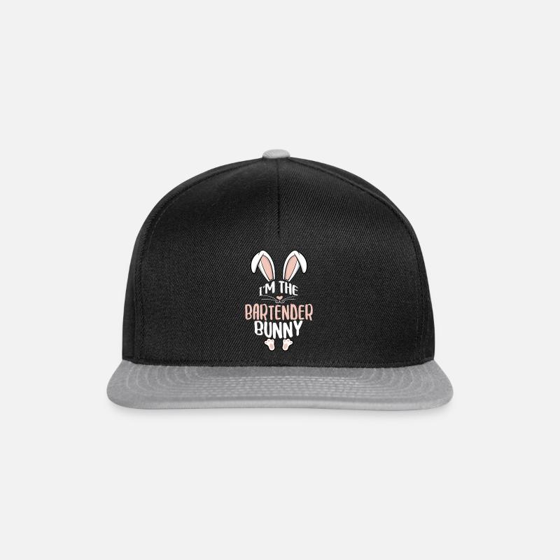 I'm The Bartender Bunny - Snapback Cap - black/grey