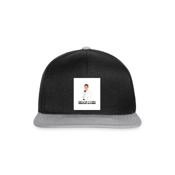 "Game Over" Junggesellenabschied T-Shirt - Snapback Cap - Schwarz/Grau - Vorne
