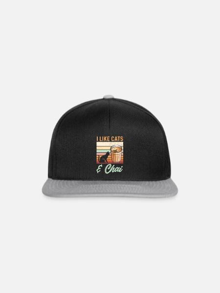 Chai Tee Masala Chai - Snapback Cap - Schwarz/Grau