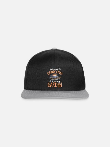 Chai Tee Masala Chai - Snapback Cap - Schwarz/Grau