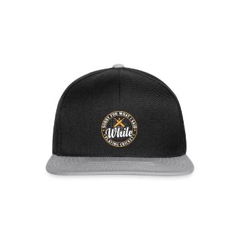 Cricket Sport - Désolé pour ce que j’ai dit en jouant - Casquette snapback - noir/gris - Devant
