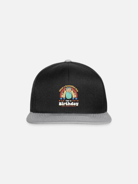 Krankenschwester Baby Entbindungsschwester - Snapback Cap - Schwarz/Grau