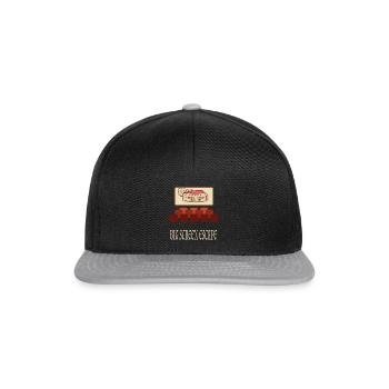Film Movie Lovers Retro Vintage Classic Cinema TV - Snapback Cap - black/grey - Front