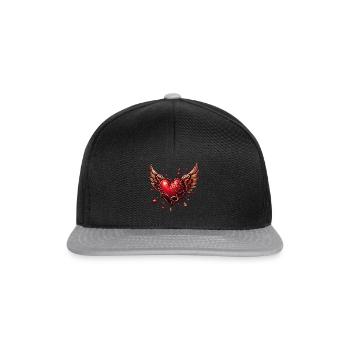 Heart of Liberty - Snapback Cap - black/grey - Front