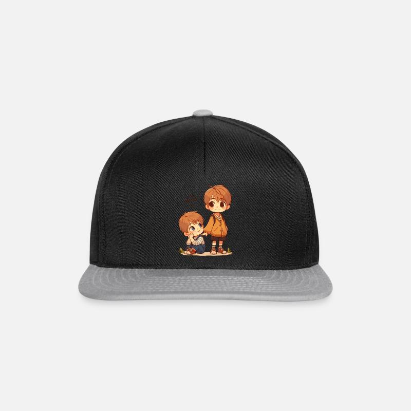 Kleiner Bruder - Snapback Cap - Schwarz/Grau