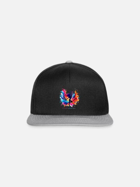 Tanz der Farben - Snapback Cap - Schwarz/Grau