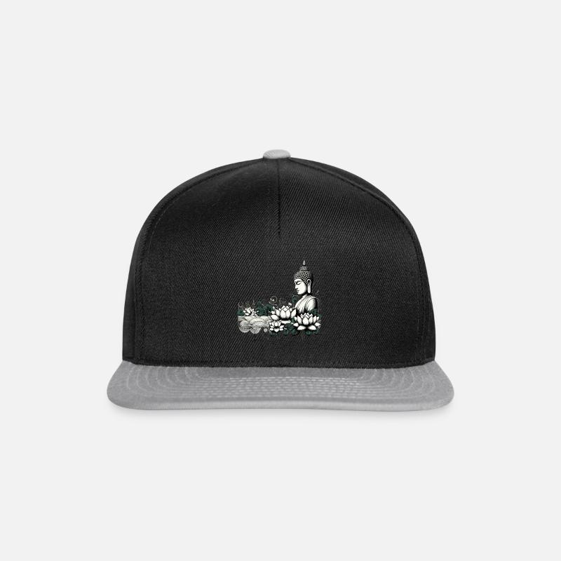 Tranquillité Zen - Casquette snapback - noir/gris