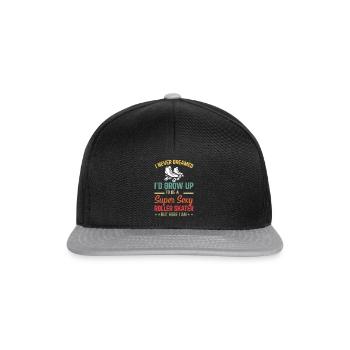 Roller Skates Roller Skater - Super Sexy Roller Sk - Snapback Cap - black/grey - Front