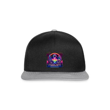 Résident du Royaume Fantastique 3 - Casquette snapback - noir/gris - Devant