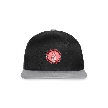 Les drames coréens sont ma thérapie 8 - Casquette snapback - noir/gris - Devant