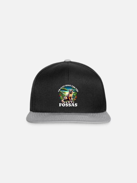 Fossa Madagascar Fossas - Snapback Cap - Schwarz/Grau