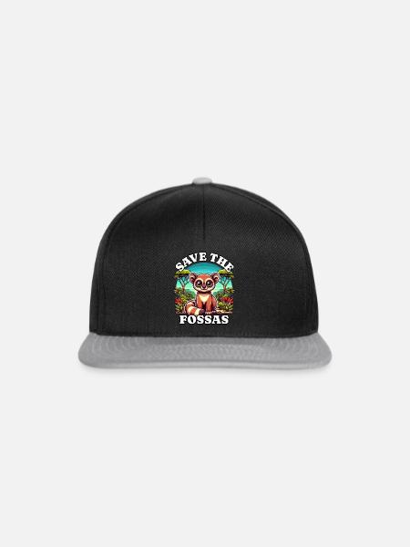 Fossa Fossas - Snapback Cap - Schwarz/Grau