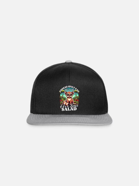 Madagascar Fossas - Snapback Cap - Schwarz/Grau