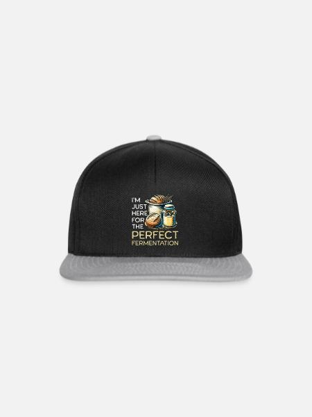 Sauerteig Fermantation - Snapback Cap - Schwarz/Grau