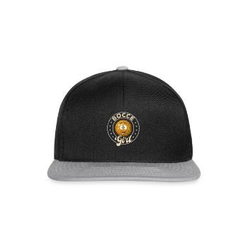 Pétanque fille Pétanque Joueur Fille Joueur de Boccia - Casquette snapback - noir/gris - Devant