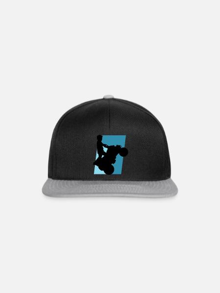 Stunt Quad ATV Quad - Snapback Cap - Schwarz/Grau