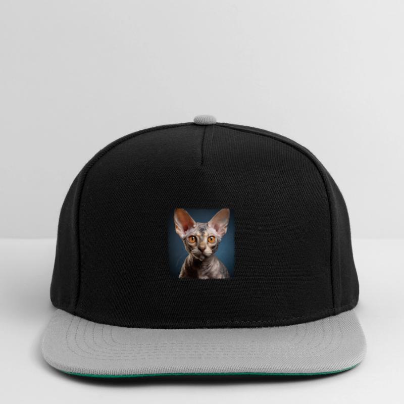 Devon Rex Kätzchen Devon Rex Katze Snapback Cap