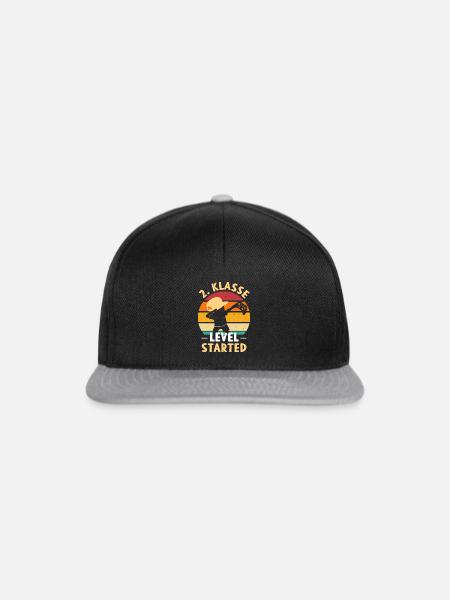 2.Klasse Level Started - Snapback Cap - Schwarz/Grau