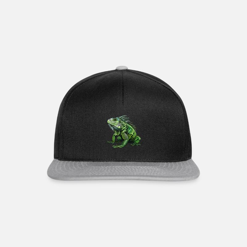 Leguan - Snapback Cap - Schwarz/Grau