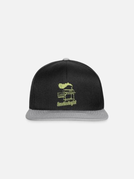 Grillparty SMOKEOLOGIST Fleischliebhaber - Snapback Cap - Schwarz/Grau