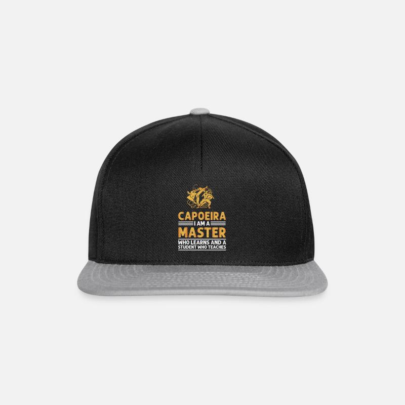 Capoeira Master and Student - Snapback Cap - black/grey