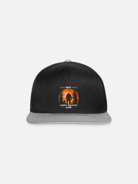 Best Daddy Squatch Ever - Snapback Cap - Schwarz/Grau