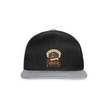 Cafecito Lover Drinking Cafecito Mix Cuban Coffee - Snapback Cap - black/grey - Front