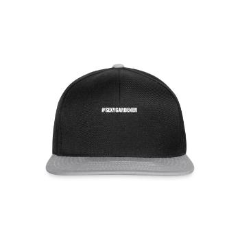 Hobby Gardener Landscaping Landscaper - #SexyGarde - Snapback Cap - black/grey - Front