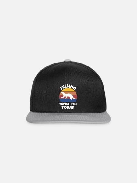 Marder Sprüche - Snapback Cap - Schwarz/Grau