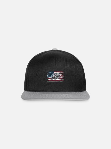 Dackel US - Snapback Cap - Schwarz/Grau